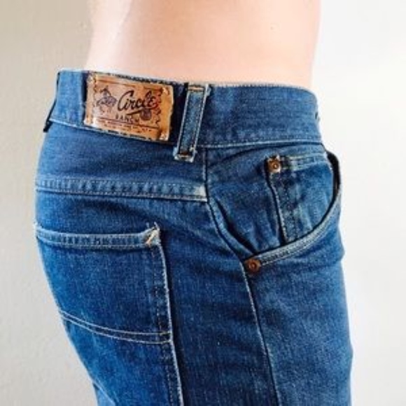 VINTAGE MENS CIRCLE RANCH SEARS BLUE JEANS 0029 - Picture 3 of 8